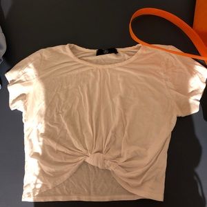 White crop top